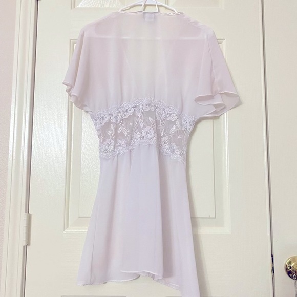 Vintage 80s nylon & lace lingerie by Cinema Etoile - Picture 4 of 9